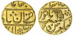 India, States, Gwalior, Jankoji Rao (1827-43), gold Mohur, 10.83g, Lashkar Mint, ry.2, in the name o