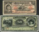 Banco de Occidente, Guatemala, 5 pesos, 1918, serial number 179539, black on pale pink underprint, p