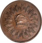 1836 First Steam Coinage Medal. Mar 23/Feb 22 Date. Copper. 28 mm. By Christian Gobrecht. Julian MT-
