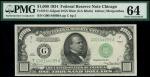 United States of America, Federal Reserve, $1000, Chicago, 1934, serial number G00144099A, black, Gr
