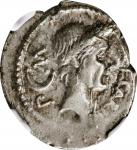 JULIUS CAESAR. AR Denarius (4.18 gms), Rome Mint; L. Aemilius Buca, moneyer lifetime issue, 44 B.C. 