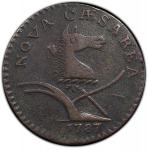 1787 New Jersey Copper. Maris 61-p, W-5345. Rarity-5-. PLURIBS. VF-20 (PCGS).