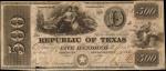 Austin, Texas. Republic of Texas. 1839-41.  $500. PMG Very Fine 30.