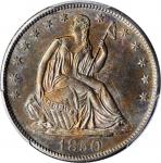 1850-O Liberty Seated Half Dollar. W-12. Rarity-3. AU-58 (PCGS).
