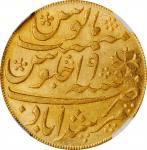 INDIA. Bengal Presidency. Mohur, AH 1202 Year 19 (1788). Calcutta Mint. NGC MS-63.
