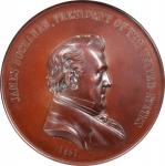 1857 James Buchanan Indian Peace Medal. Copper, Bronzed. First Size. "Second" Reverse. Julian IP-36,
