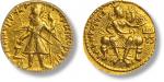 公元152-192年贵霜王朝国王胡韦色迦1第纳尔金币一枚