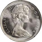 CANADA. Dollar, 1965. Ottawa Mint. NGC MS-64.