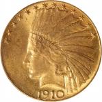 1910 Indian Eagle. MS-61 (PCGS). OGH.