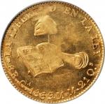 MEXICO. 8 Escudos, 1869-Ca MM. Chihuahua Mint. PCGS MS-62.