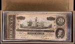 Lot of (100) Consecutive T-67. Confederate Currency. 1864 $20. About Uncirculated or Better.