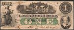 Cambridge, Massachusetts. Cambridge Bank. December 29, 1864. $1. Choice Very Fine.