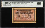 GERMANY. Lot of (3). Mixed Banks. Mixed Denominations, 1916 & 1918. P-R121c, R122d, & R127. Occupati
