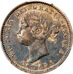 CANADA. 10 Cents, 1886. London Mint. Victoria. PCGS EF-45.