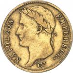 FRANCEPremier Empire / Napoléon Ier (1804-1814). 20 francs Empire 1811, U, Turin.