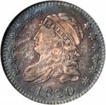 1820 Capped Bust Dime. JR-8. Rarity-3. Large 0. MS-64 (NGC).