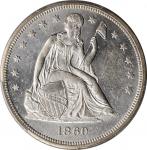 1860-O Liberty Seated Silver Dollar. OC-1. Rarity-1. MS-62 (PCGS).