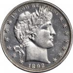 1892-O Barber Half Dollar. Specimen-62 (NGC).