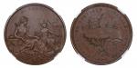 1884年意大利图灵博览会纪念铜章 NGC MS64BN，6712340-022