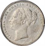 GREAT BRITAIN. Shilling, 1881. London Mint. Victoria. PCGS MS-63 Gold Shield.