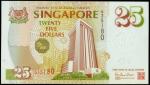 1996年新加坡货币发行局25元
