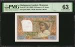 MADAGASCAR. Lot of (2). Mixed Banks. 50 Francs & 500 Ariary, ND (1969) & 2004. P-61 & 88c. PMG Choic