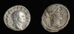 MIXED LOTS. Duo of Silver Denarii (2 Pieces), Rome Mint, 48 B.C.- A.D. 71. Grade Range: NEARLY VERY 