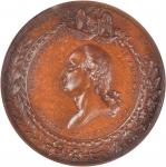 1859 Washington Non Nobis Solum Medal. Second Obverse. Bronze. 51 mm. Musante GW-315, Baker-290. MS-