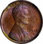 1914-D Lincoln Cent. MS-63 BN (NGC).