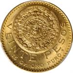 MEXICO. 20 Pesos, 1919. Mexico City Mint. PCGS MS-64.