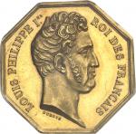 FRANCE Louis-Philippe Ier (1830-1848). Jeton en Or du Conseil privé des colonies françaises par Dubo