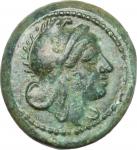 The Roman Republic, AE Half-bronze, c. 234-231 BC. Cr. 26/4. HN Italy 309. 1.58 g.  12.5 mm.  极美