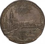 フランクフルト(Frankfurt), 1772, 銀(Ag), 1ﾀｰﾚﾙ Thaler, NGC XF45, 美/極美, VF/EF, 都市景観図 1ターレル銀貨 1772年(PCB) KM251
