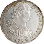 MEXICO. 8 Reales, 1792-Mo FM. Mexico City Mint. Charles IV. NGC MS-61.