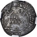 MEXICO. Carlos & Johanna, Early Series. 3 Reales, ND (1536). Assayer R. NGC VF Details--Obverse Scra