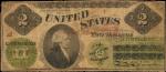 Friedberg 41b (W-303). 1862 $2  Legal Tender Note. PCGS Currency Very Good 8.