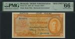 Bermuda Government, [Top Pop] specimen £5, 17th February 1947, serial number range Q145001 - Q195000