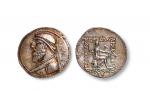 安息王朝银币一枚，直径：31mm，重：15.8g，年份少见 公元前247-公元224年