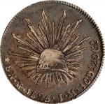 MEXICO. 8 Reales, 1825-Mo JM. Mexico City Mint. PCGS EF-45.