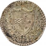 SWITZERLAND. Aargau. 5 Batzen, 1826. PCGS MS-63 Gold Shield.
