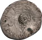 Edict of 1640 Counterstamped Douzain. Host Coin: France, Henri II, (ca. 1550)-K Douzain aux croissan