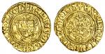 Henry VI 1﨎t reign (1422-61), York, Quarter-Noble, Annulet issue, 1.69g, mm. lis, henric瀦 di瀦 gra瀦 r