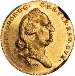GERMANY. Bavaria. Ducat, 1787. Karl Theodor (1777-99). NGC MS-63.