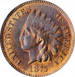 1875 Indian Cent. MS-63 RB (NGC).