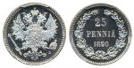 Coins, Finland. Alexander III, 25 penniä 1890