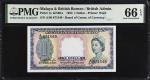 1953年马来亚及英属婆罗洲货币发行局一圆。MALAYA AND BRITISH BORNEO. Board of Commissioners of Currency. 1 Dollar, 1953.