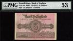 Bank of England, Kenneth Oswald Peppiatt, 5/- Fractional Issue, ND (1941), no prefix/serial number, 