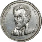 Undated (ca. 1860) Andrew Jackson Political Medal. DeWitt-AJACK-A. White Metal. MS-61 (NGC).