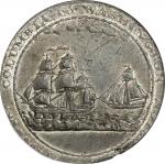 1787 Columbia and Washington Medal. Pewter, 41.0 mm. EF-40 (PCGS).