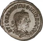 PHILIP II, A.D. 247-249. Syria, Seleucis and Pieria, Antioch. BI Tetradrachm (12.67 gms), A.D. 249. 
